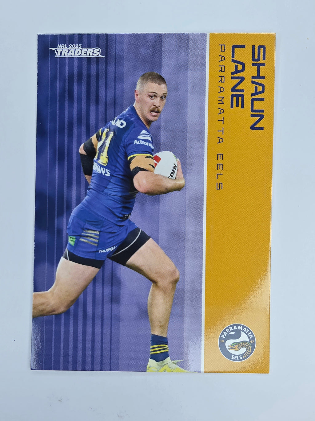 NRL 2025 Traders Base Card #095 Shaun Lane Parramatta Eels