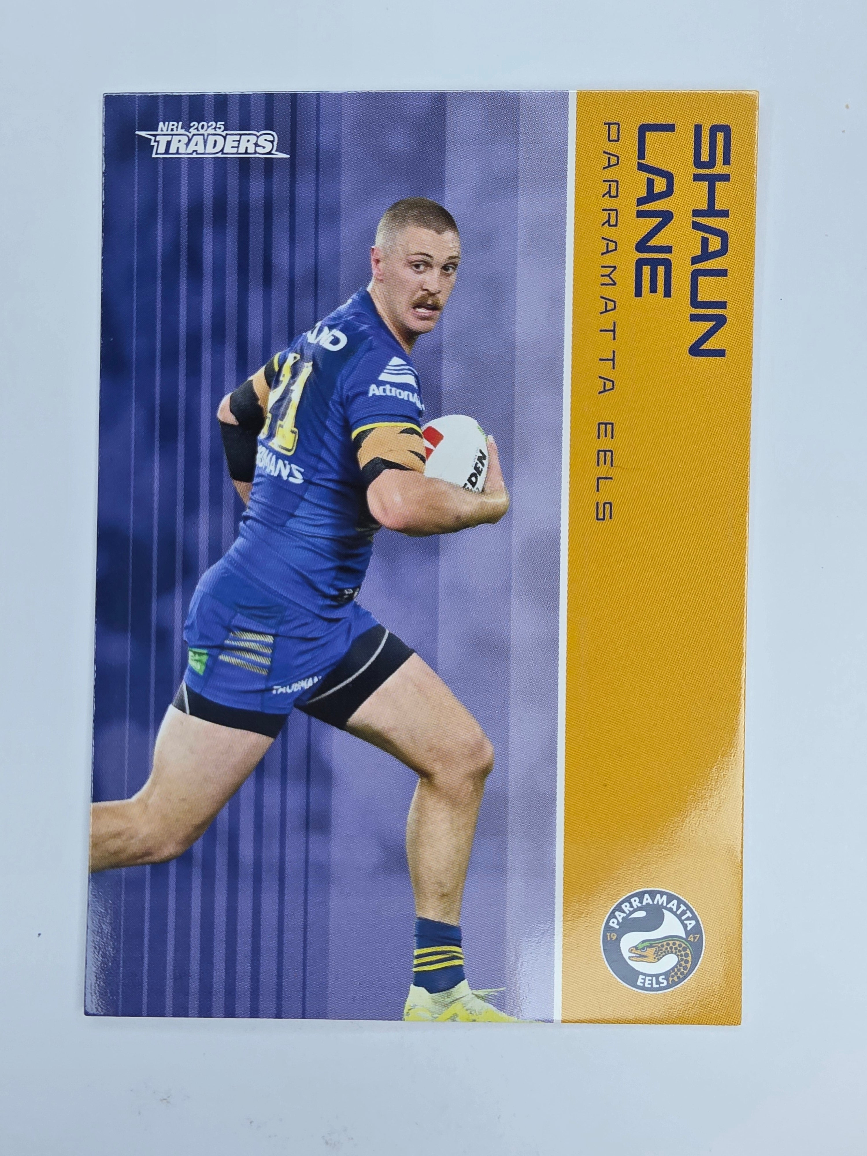 NRL 2025 Traders Base Card #095 Shaun Lane Parramatta Eels