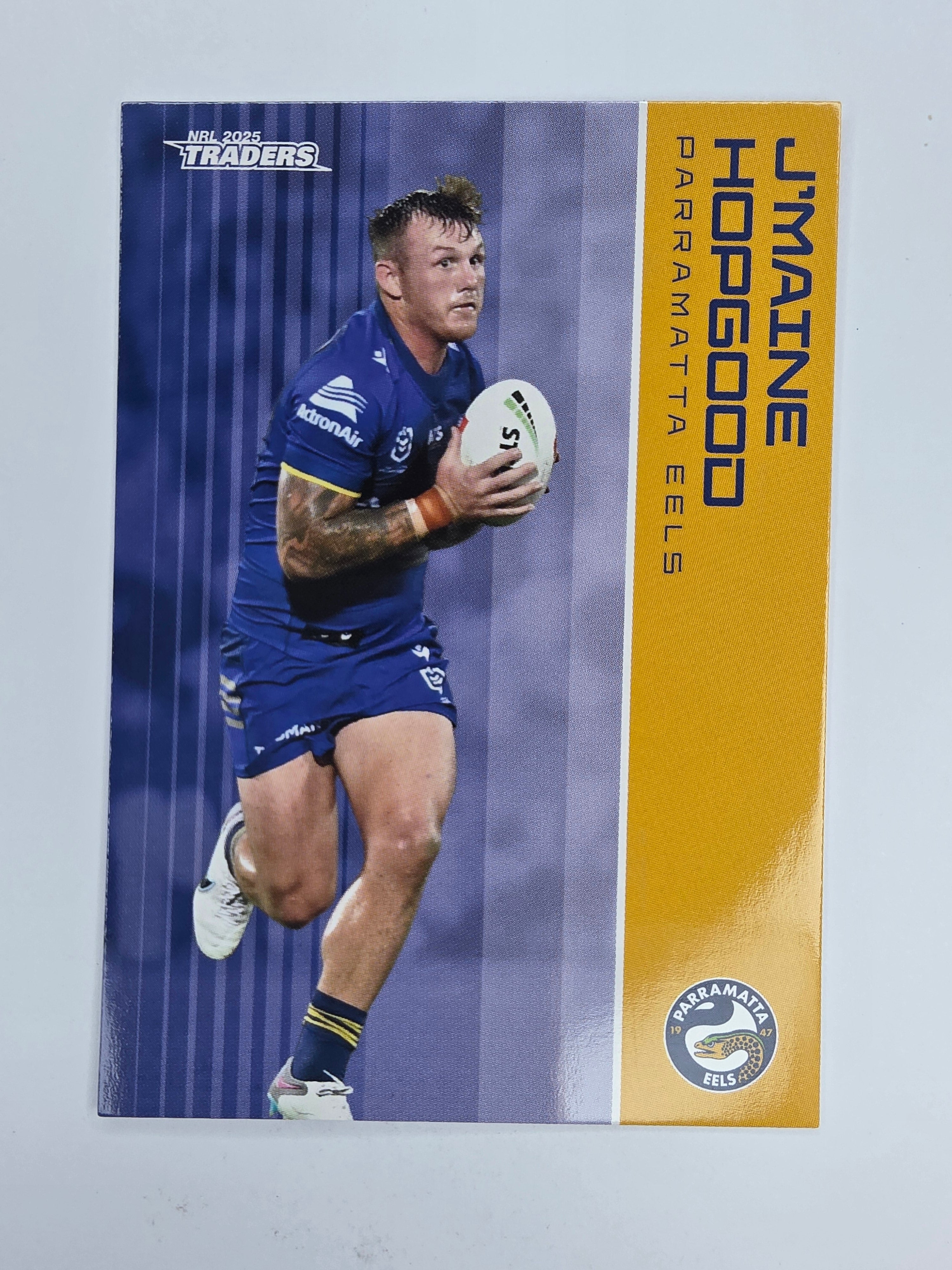 NRL 2025 Traders Base Card #094 J’maine Hopgood Parramatta Eels
