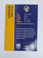 NRL 2025 Traders Base Card #092 Dylan Brown Parramatta Eels