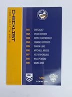 NRL 2025 Traders Base Card #091 Eels Checklist Parramatta Eels