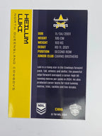 NRL 2025 Traders Base Card #086 Heilum Luki North Queensland Cowboys