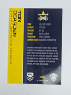 NRL 2025 Traders Base Card #084 Tom Dearden North Queensland Cowboys