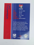 NRL 2025 Traders Base Card #081 Leo Thompson Newcastle Knights