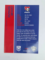 NRL 2025 Traders Base Card #076 Dane Gagai Newcastle Knights