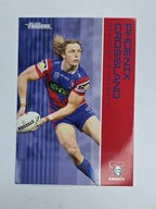 NRL 2025 Traders Base Card #075 Phoenix Crossland Newcastle Knights
