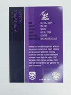 NRL 2025 Traders Base Card #070 Nick Meaney Melbourne Storm