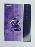 NRL 2025 Traders Base Card #064 Storm Checklist Melbourne Storm