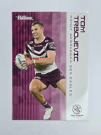 NRL 2025 Traders Base Card #063 Tom Trbojevic Manly Warringah Sea Eagles
