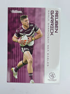 NRL 2025 Traders Base Card #058 Reuben Garrick Manly Warringah Sea Eagles