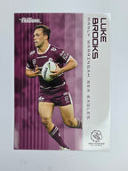 NRL 2025 Traders Base Card #056 Luke Brooks Manly Warringah Sea Eagles