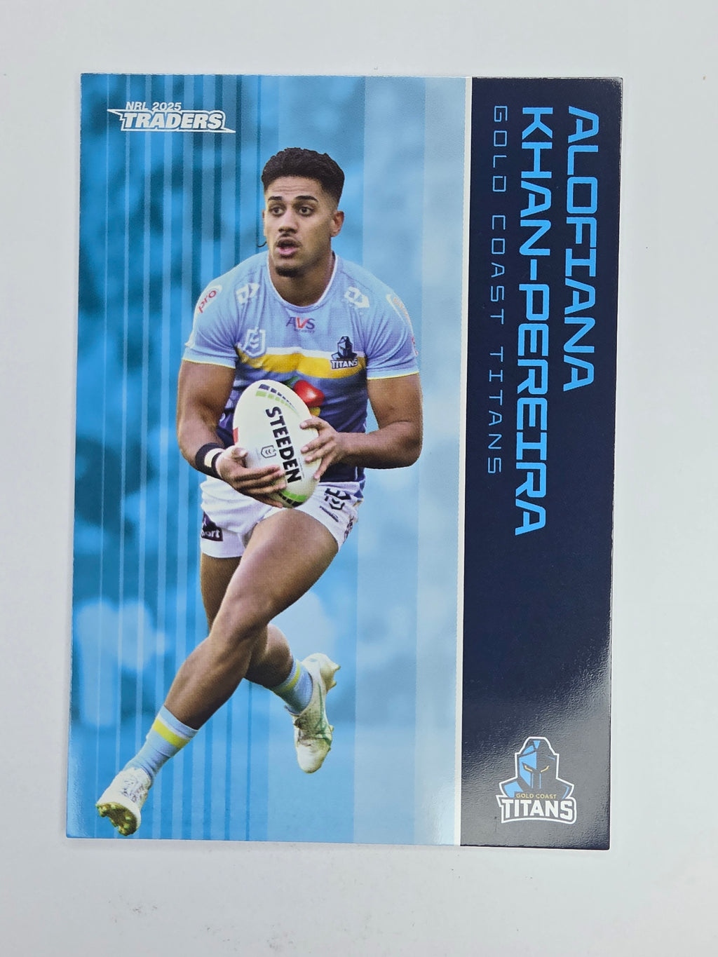 NRL 2025 Traders Base Card #053 Alofiana Khan-Pereira Gold Coast Titans