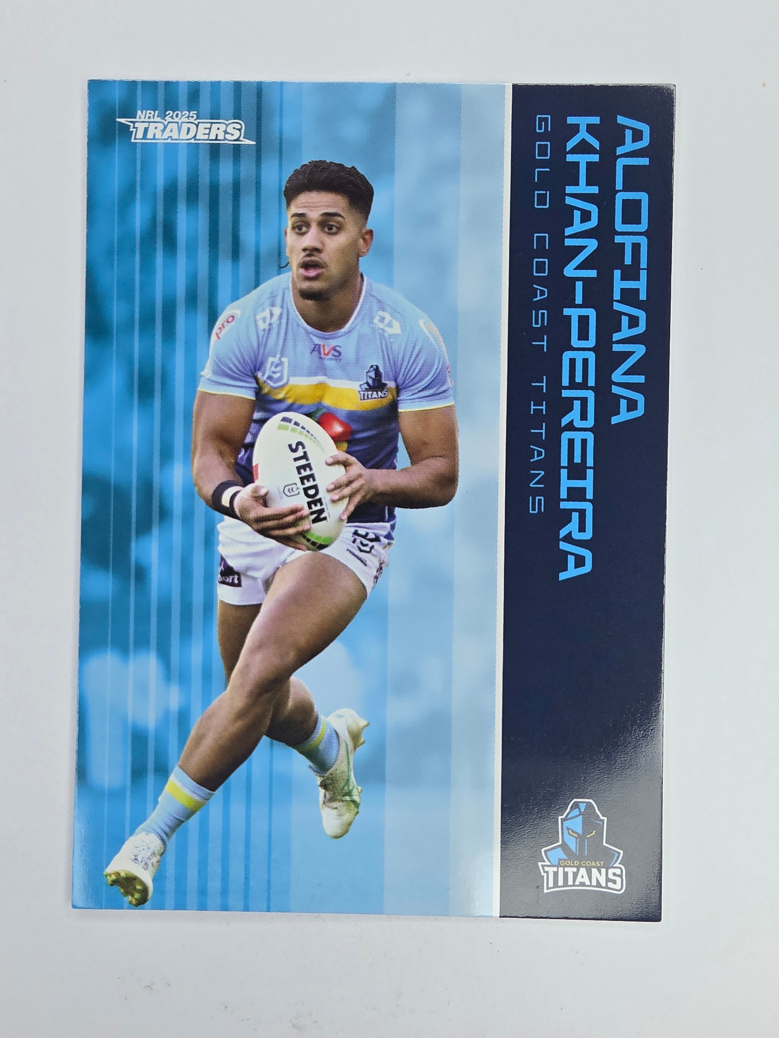 NRL 2025 Traders Base Card #053 Alofiana Khan-Pereira Gold Coast Titans
