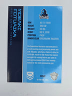 NRL 2025 Traders Base Card #052 Moeaki Fotuaika Gold Coast Titans
