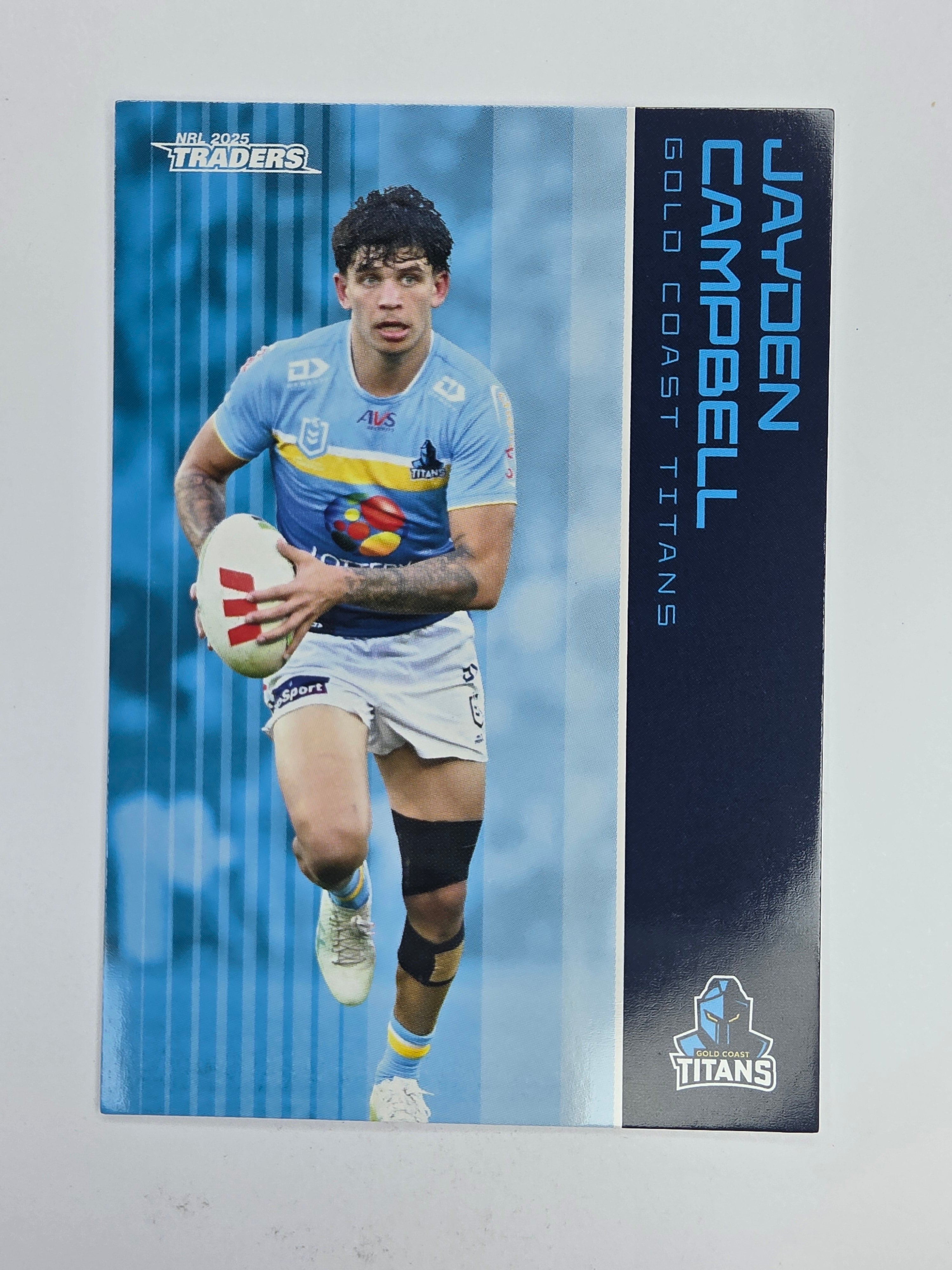 NRL 2025 Traders Base Card #048 Jayden Campbell Gold Coast Titans