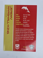 NRL 2025 Traders Base Card #043 Jeremy Marshall-King Redcliffe Dolphins