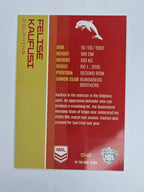 NRL 2025 Traders Base Card #042 Felise Kaufusi Redcliffe Dolphins