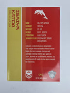 NRL 2025 Traders Base Card #041 Isaiya Katoa Redcliffe Dolphins