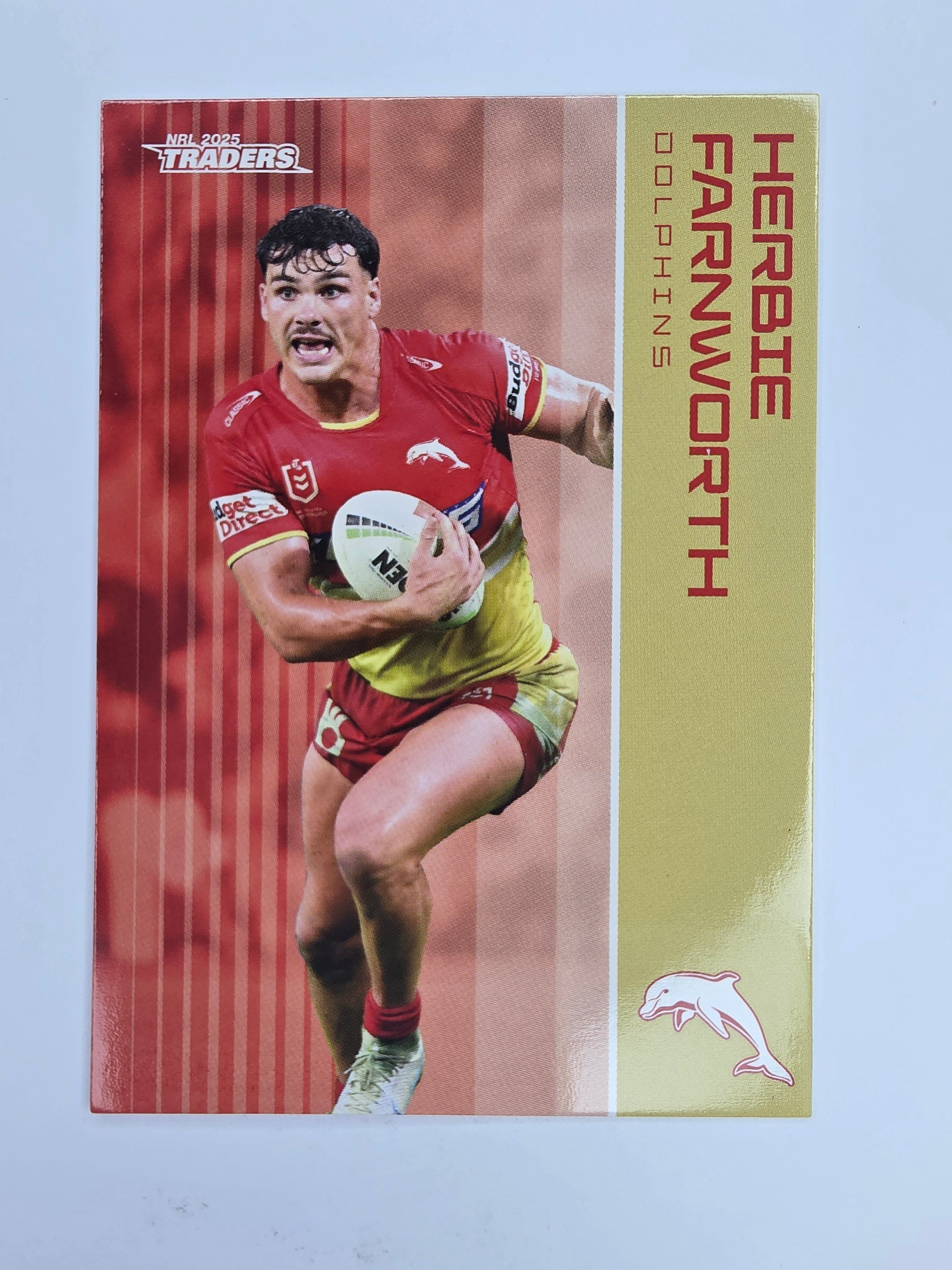 NRL 2025 Traders Base Card #039 Herbie Farnworth Redcliffe Dolphins