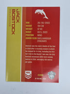 NRL 2025 Traders Base Card #038 Jack Bostock Redcliffe Dolphins