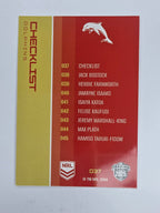 NRL 2025 Traders Base Card #037 Dolphins Checklist Redcliff Dolphins