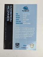 NRL 2025 Traders Base Card #033 Cameron McInnes Cronulla Sutherland Sharks