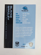 NRL 2025 Traders Base Card #029 Blake Brailey Cronulla Sutherland Sharks