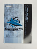 NRL 2025 Traders Base Card #028 Sharks Checklist Cronulla Sutherland Sharks