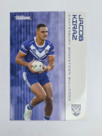 NRL 2025 Traders Base Card #024 Jacob Kiraz Canterbury Bankstown Bulldogs