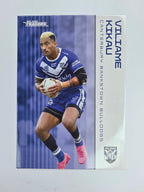 NRL 2025 Traders Base Card #022 Viliame Kikau Canterbury Bankstown Bulldogs