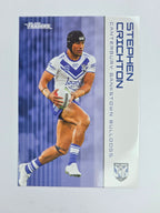 NRL 2025 Traders Base Card #021 Stephen Crichton Canterbury Bankstown Bulldogs