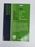 NRL 2025 Traders Base Card #012 Xavier Savage Canberra Raiders