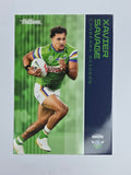 NRL 2025 Traders Base Card #012 Xavier Savage Canberra Raiders