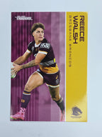 NRL 2025 Traders Base Card #009 Reece Walsh Brisbane Broncos