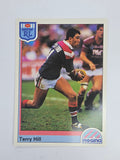 NRL 1992 Regina Base Card #4 Terry Hill Western Suburbs Magpies
