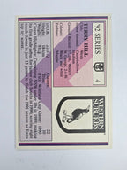 NRL 1992 Regina Base Card #4 Terry Hill Western Suburbs Magpies