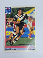 NRL 1992 Regina Base Card #7 Bob Linder Western Suburbs Magpies
