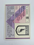 NRL 1992 Regina Base Card #7 Bob Linder Western Suburbs Magpies