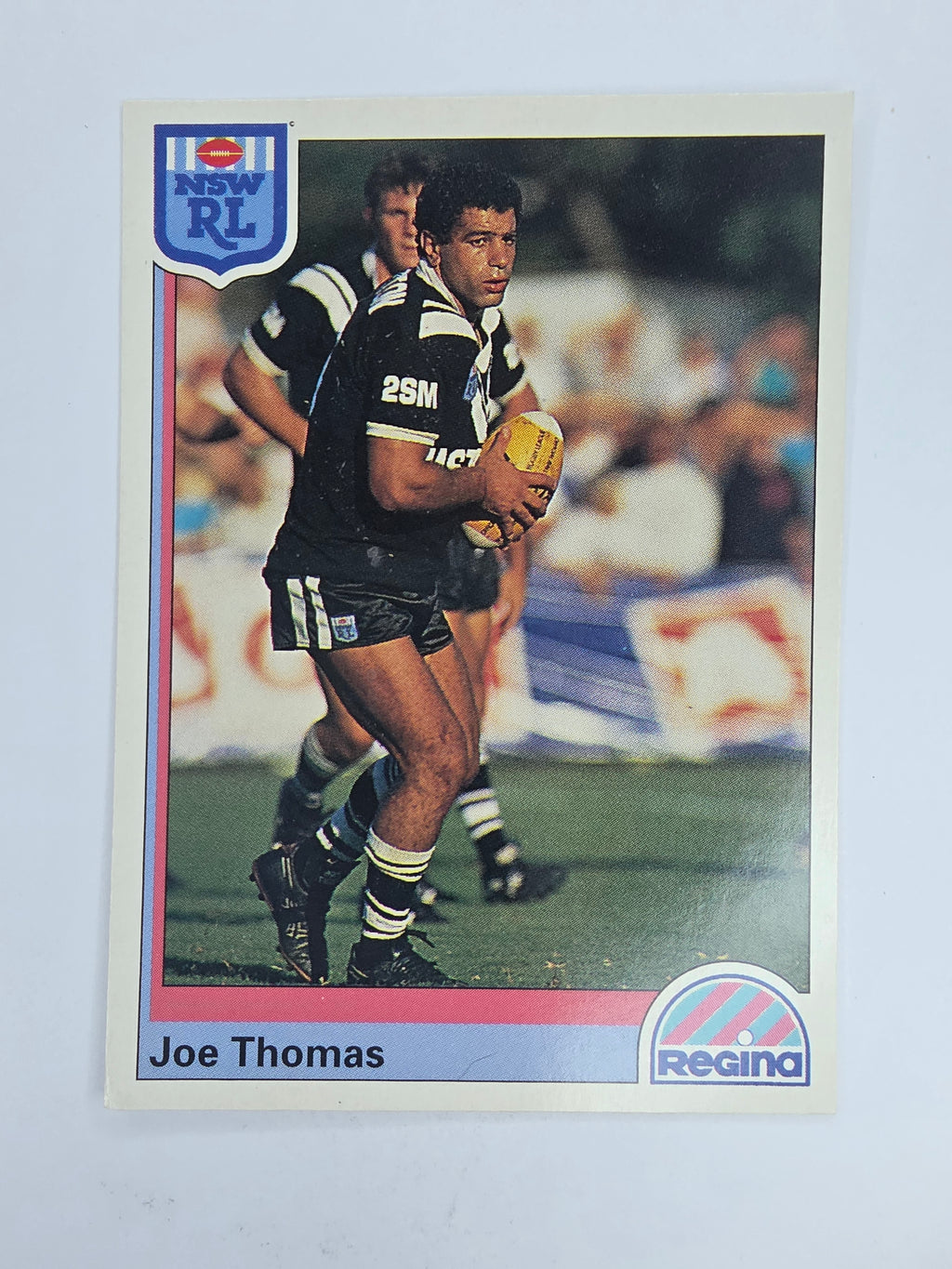 NRL 1992 Regina Base Card #10 Joe Thomas Western Suburbs Magpies