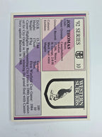 NRL 1992 Regina Base Card #10 Joe Thomas Western Suburbs Magpies