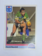 NRL 1992 Regina Base Card #13 David Barnhill St George Dragons