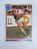 NRL 1992 Regina Base Card #14 Michael Beattie St George Dragons