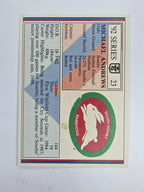 NRL 1992 Regina Base Card #23 Michael Andrews South Sydney Rabbitohs