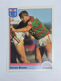 NRL 1992 Regina Base Card #24 Darren Brown South Sydney Rabbitohs