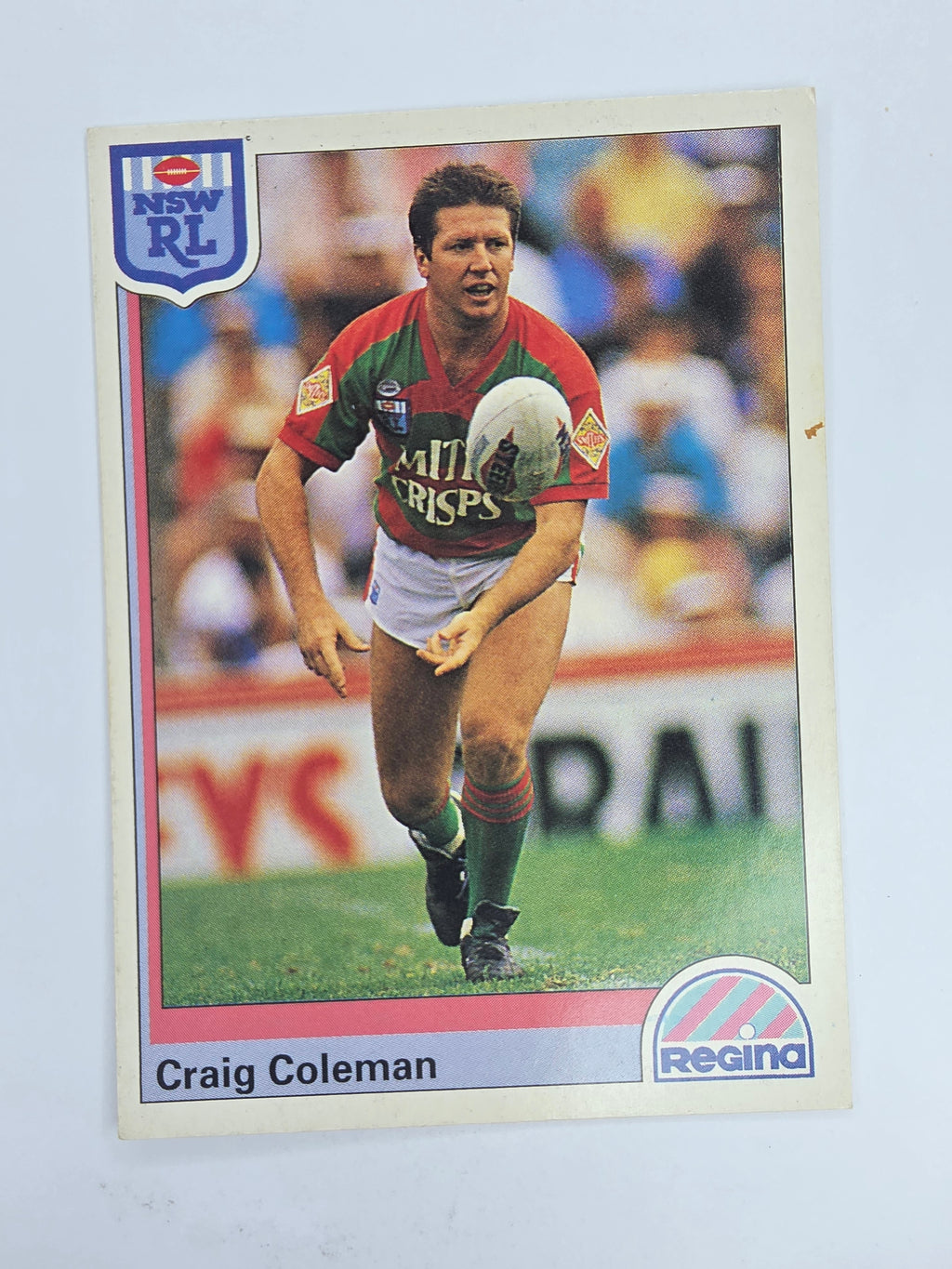 NRL 1992 Regina Base Card #26 Craig Coleman South Sydney Rabbitohs