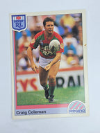 NRL 1992 Regina Base Card #26 Craig Coleman South Sydney Rabbitohs