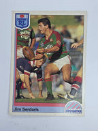NRL 1992 Regina Base Card #30 Jim Sedaris South Sydney Rabbitohs