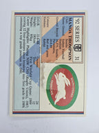 NRL 1992 Regina Base Card #31 Manoa Thompson South Sydney Rabbitohs *damaged*