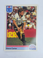 NRL 1992 Regina Base Card #34 Steve Carter Penrith Panthers