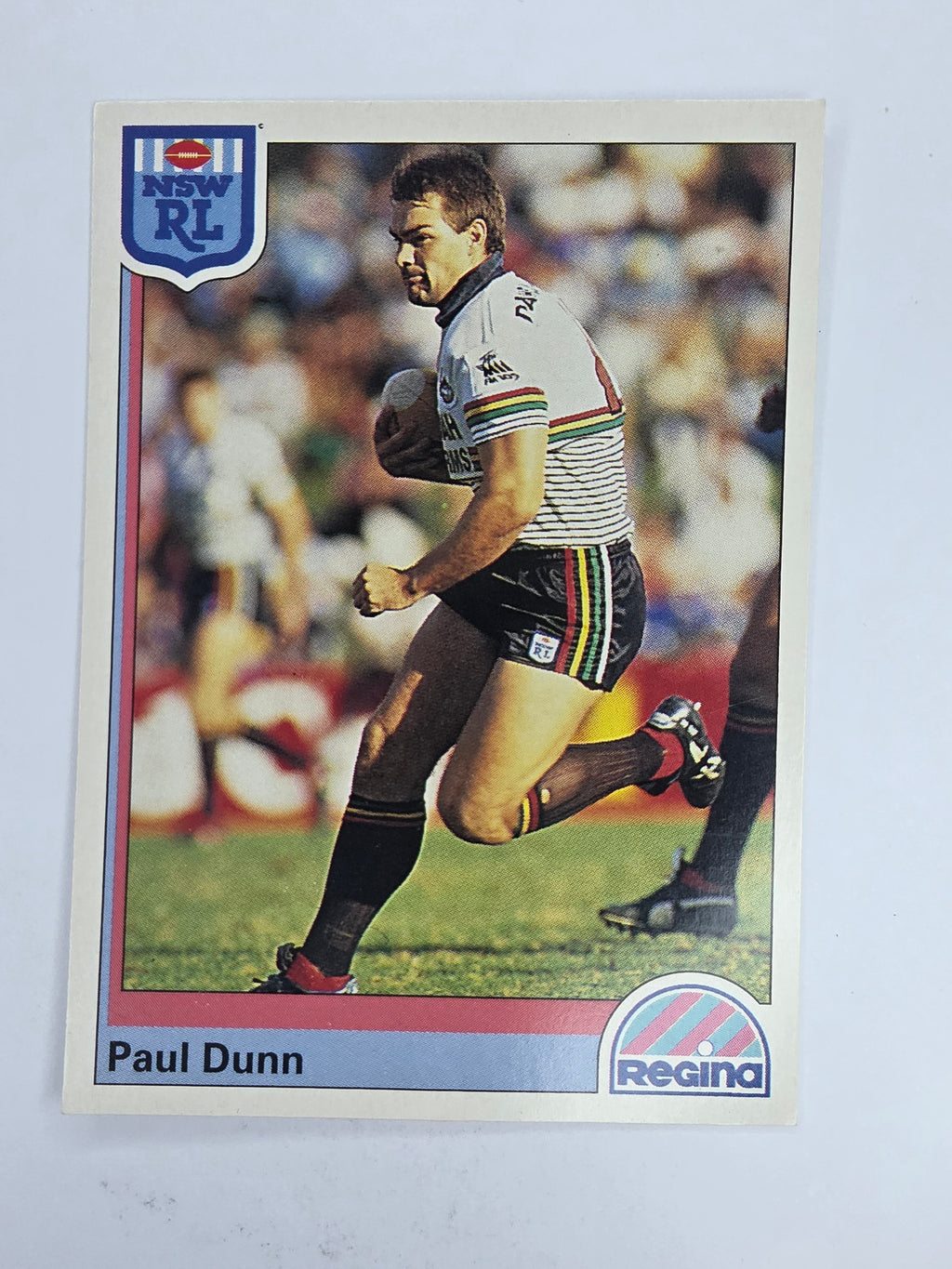 NRL 1992 Regina Base Card #37 Paul Dunn Penrith Panthers
